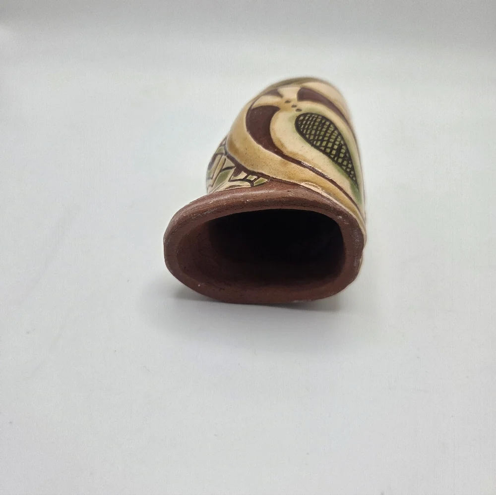 Handcrafted Bulgaruan Brown Owl Terra Cotta  Figurine - Picture 7 of 7